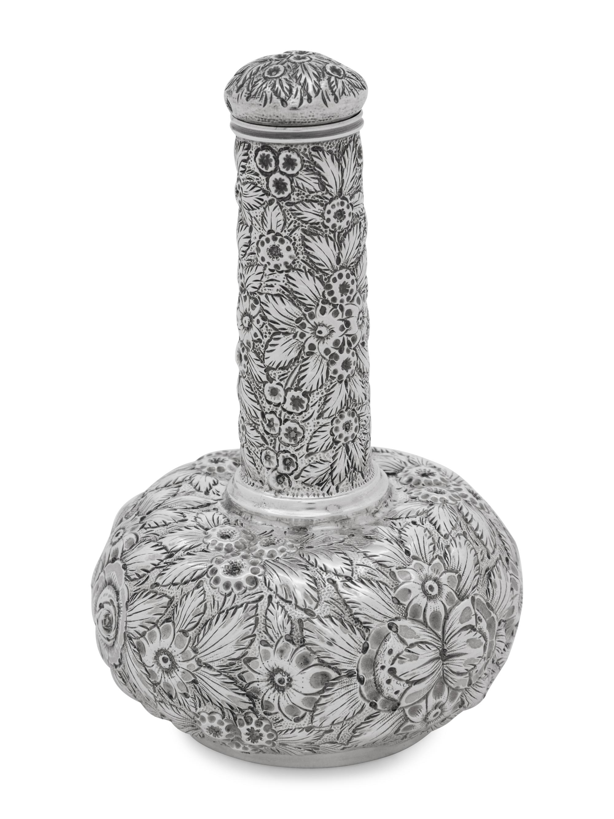 An American Silver Small Decanter