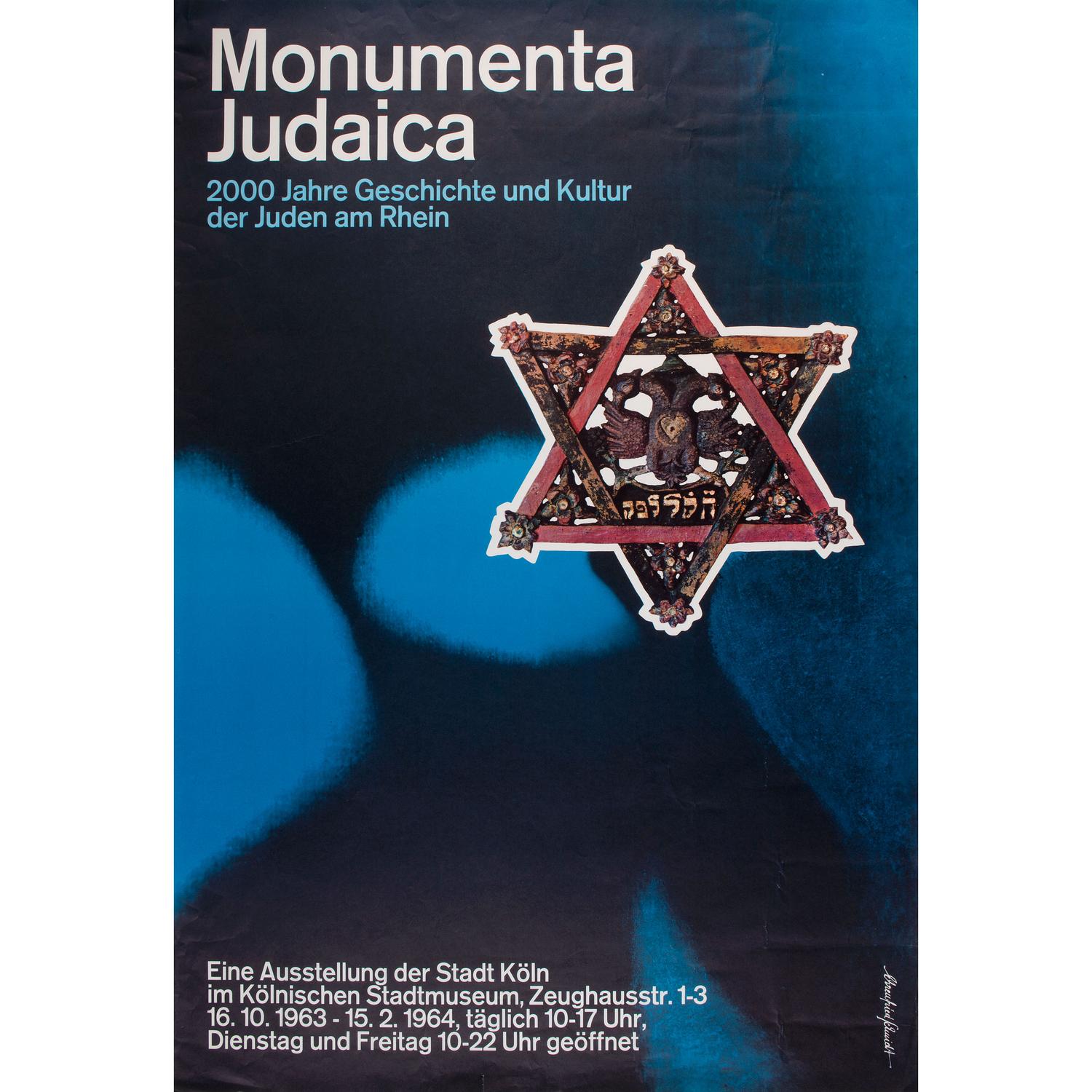 Four Exhibition Posters, Including One from the Jewish Museum