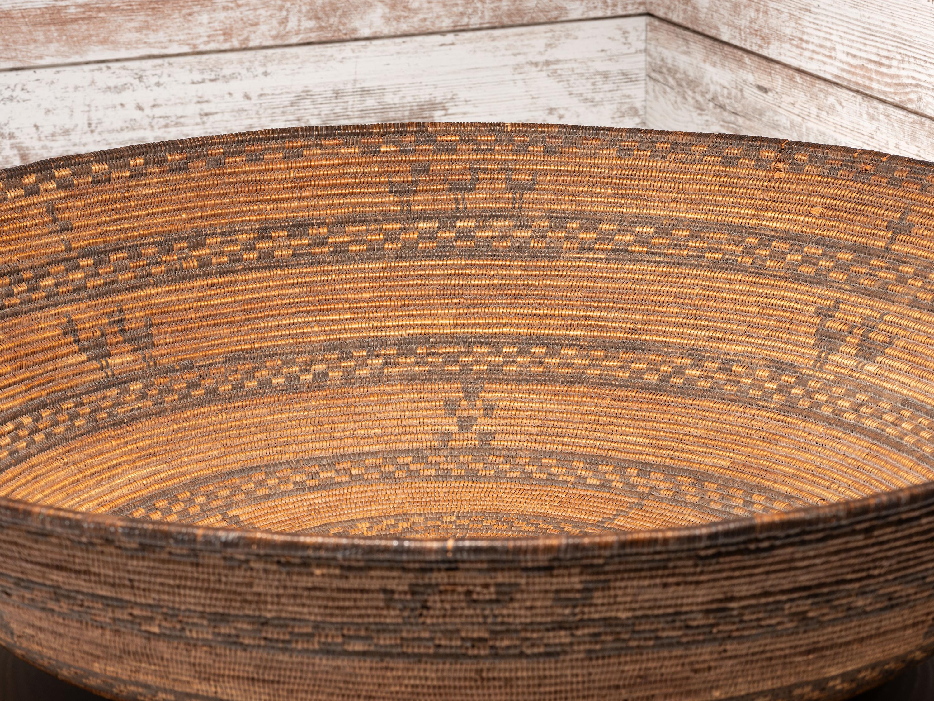 Apache Figural Basket