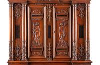 A Renaissance Revival Cabinet on Stand