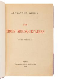 [BINDINGS]. DUMAS, Alexandre, fils (1824-1895). Les Trois Mousquetaires . Paris: Calmann-Levy, 1921.
