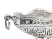 A German Silver Pedestal Center Bowl