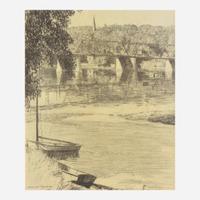 Daniel Garber (American, 1880-1958) Bridge at Lambertville