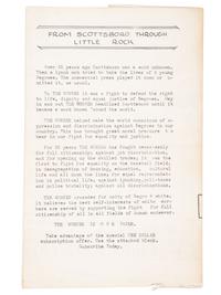 [CIVIL RIGHTS]. Why You Should Read The Worker. [Chicago]: [ The Worker ], [1958].