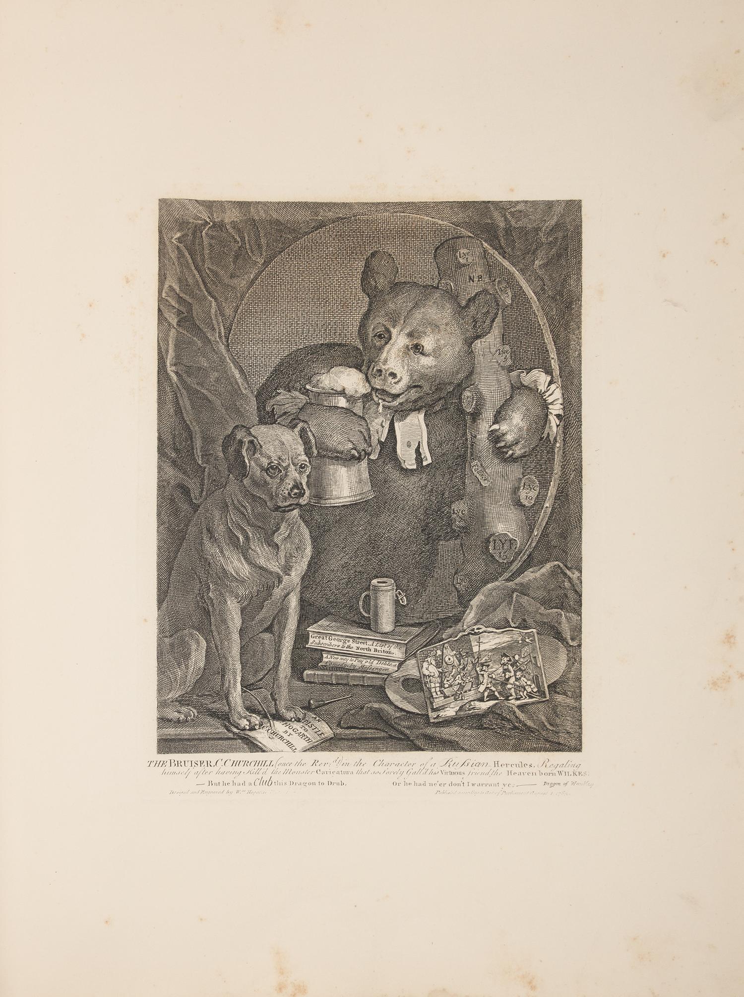 HOGARTH, William (1697-1764). The Works of William Hogarth, from the Original Plates. London: for Baldwin and Craddock, [ca 1822].