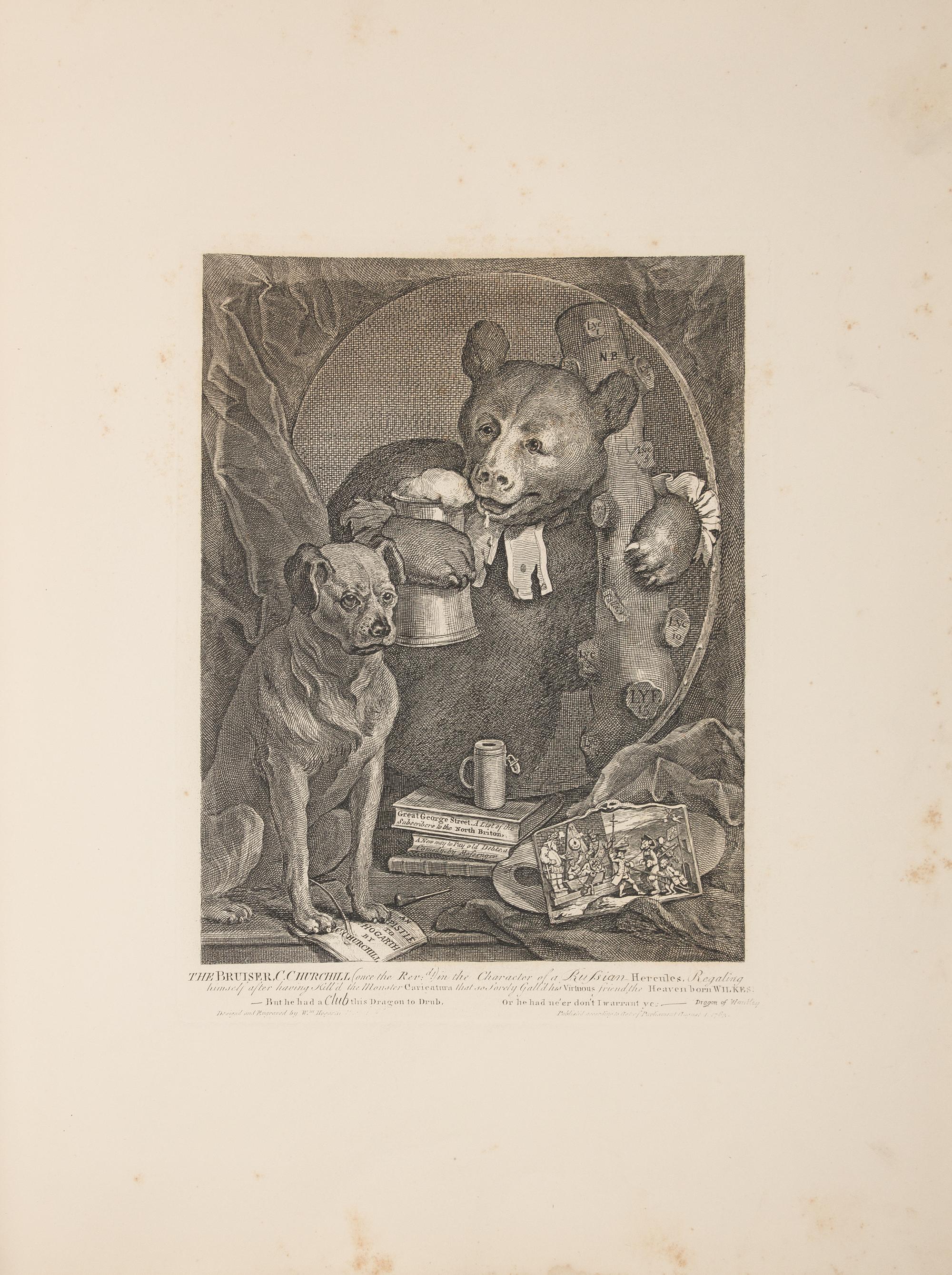 HOGARTH, William (1697-1764). The Works of William Hogarth, from the Original Plates. London: for Baldwin and Craddock, [ca 1822].