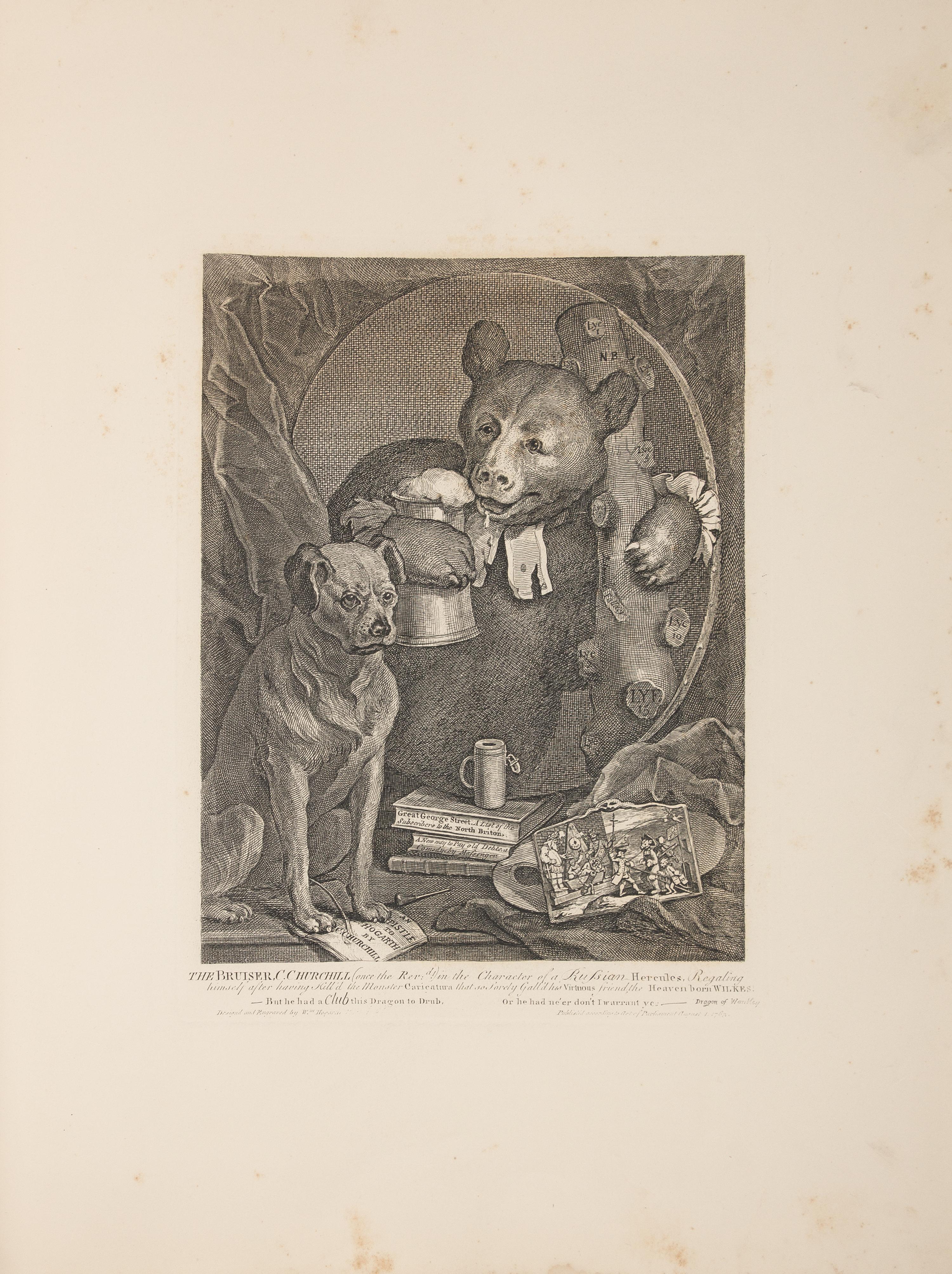 HOGARTH, William (1697-1764). The Works of William Hogarth, from the Original Plates. London: for Baldwin and Craddock, [ca 1822].
