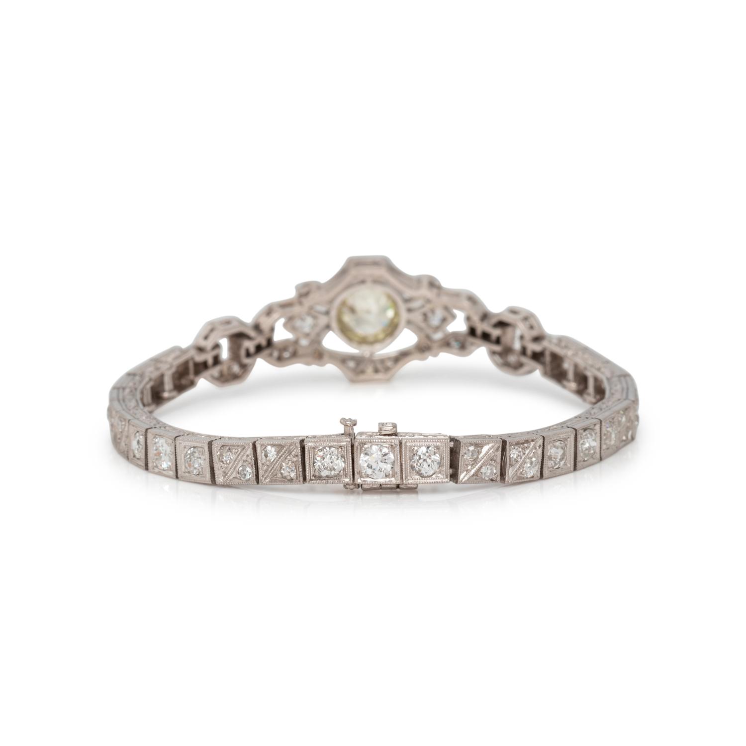 ANTIQUE, DIAMOND BRACELET