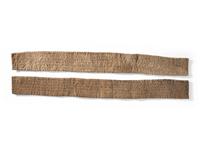 Sioux Beaded Hide Legging Strips
