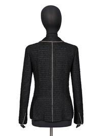 Chanel, Chain-Trimmed Tweed Blazer