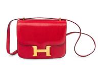 HERMÈS RED LIZARD CONSTANCE 18