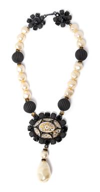 Faux Pearl Necklace by Paul Caillol, 1980-90s