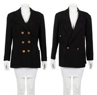 Two Chanel Double Breast Jackets, 1980-90s
