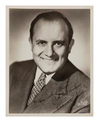 [20TH-CENTURY OPERA SINGERS]. A group of 5 photographs of opera singers from the 1940s, most signed and inscribed, comprising images of: