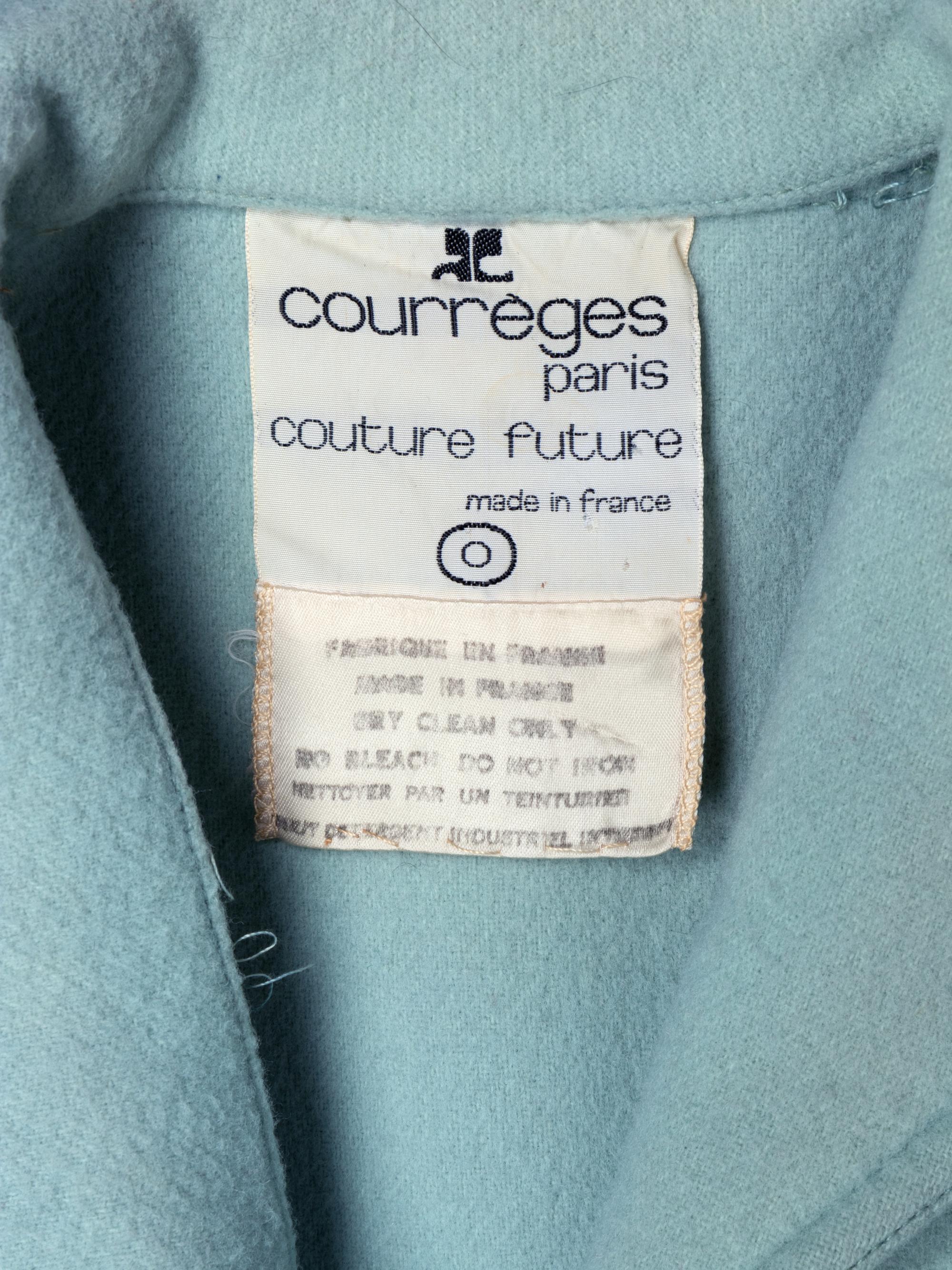 Andre Courrèges Wool Coat, 1960s