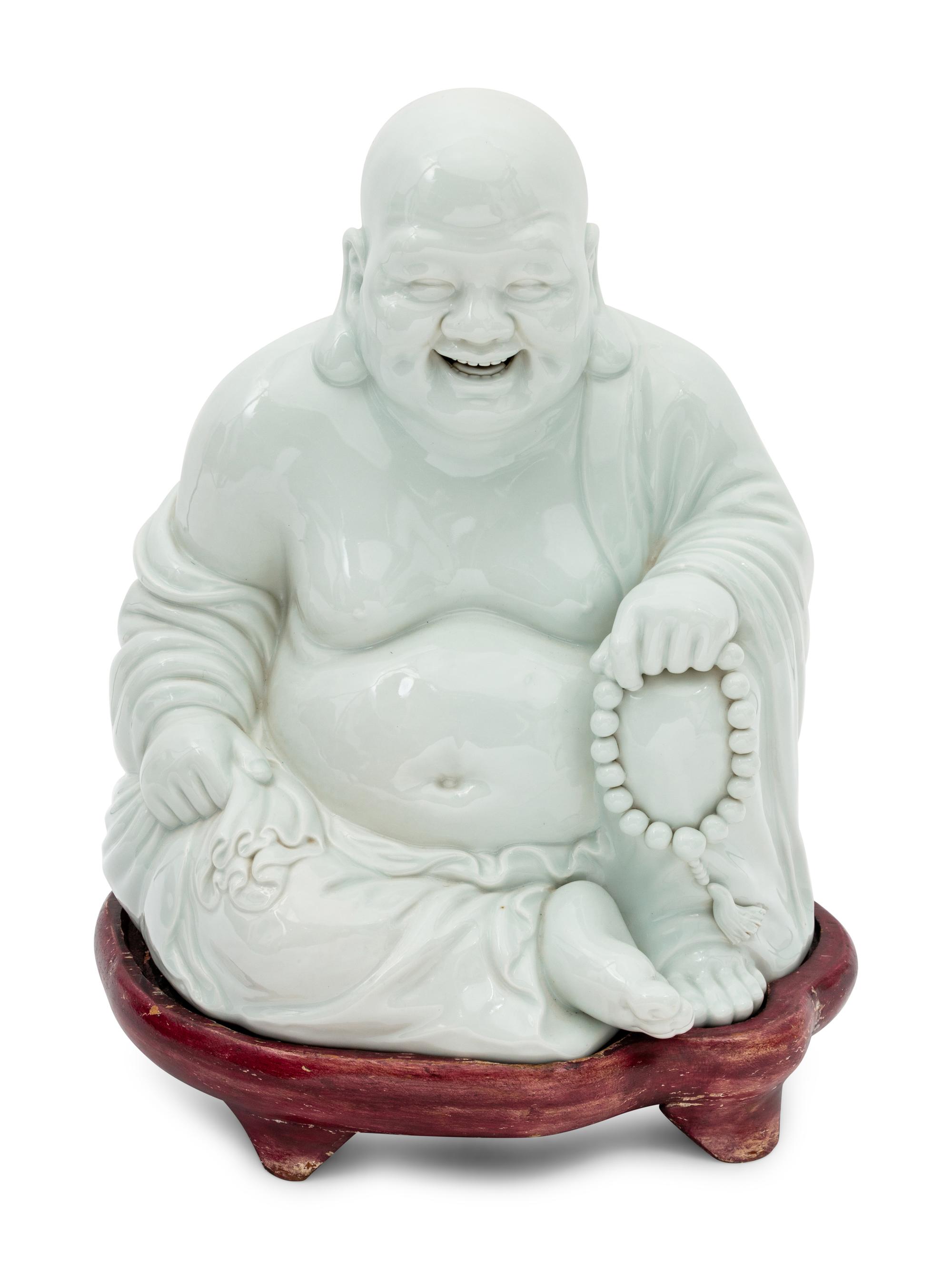 A Blanc De Chine Seated Buddha