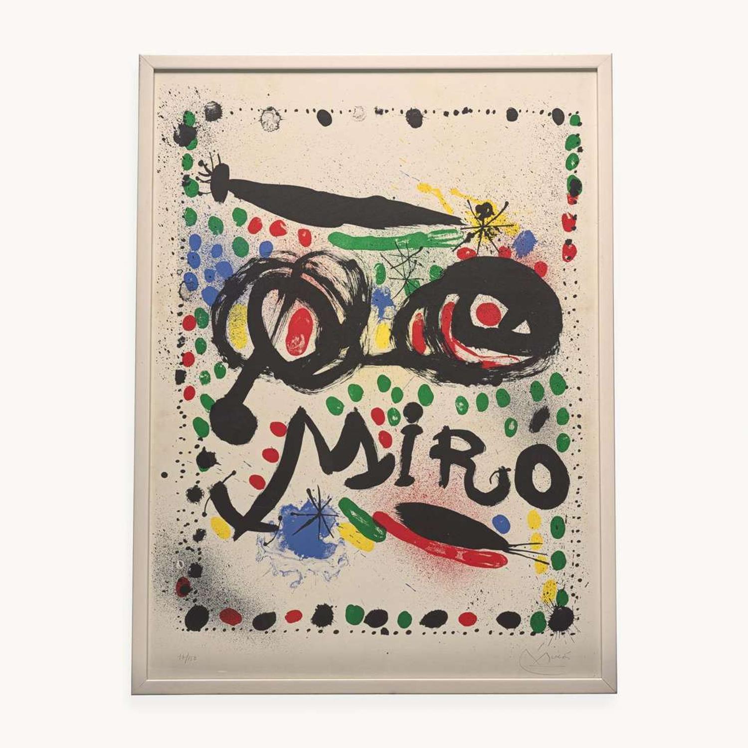 Joan Miró (Spanish, 1893-1983) Poster for the Exhibition 'Joan Miró Graphics,' Philadelphia Museum of Art