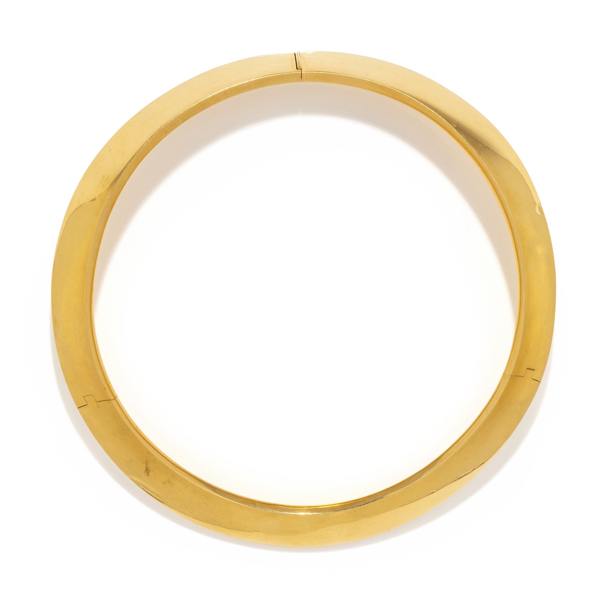 YELLOW GOLD COLLAR NECKLACE