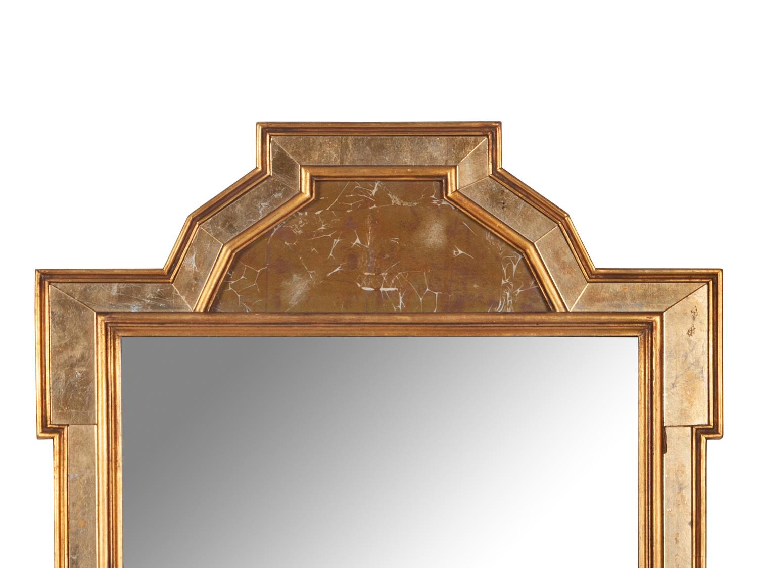 A Contemporary Giltwood Mirror