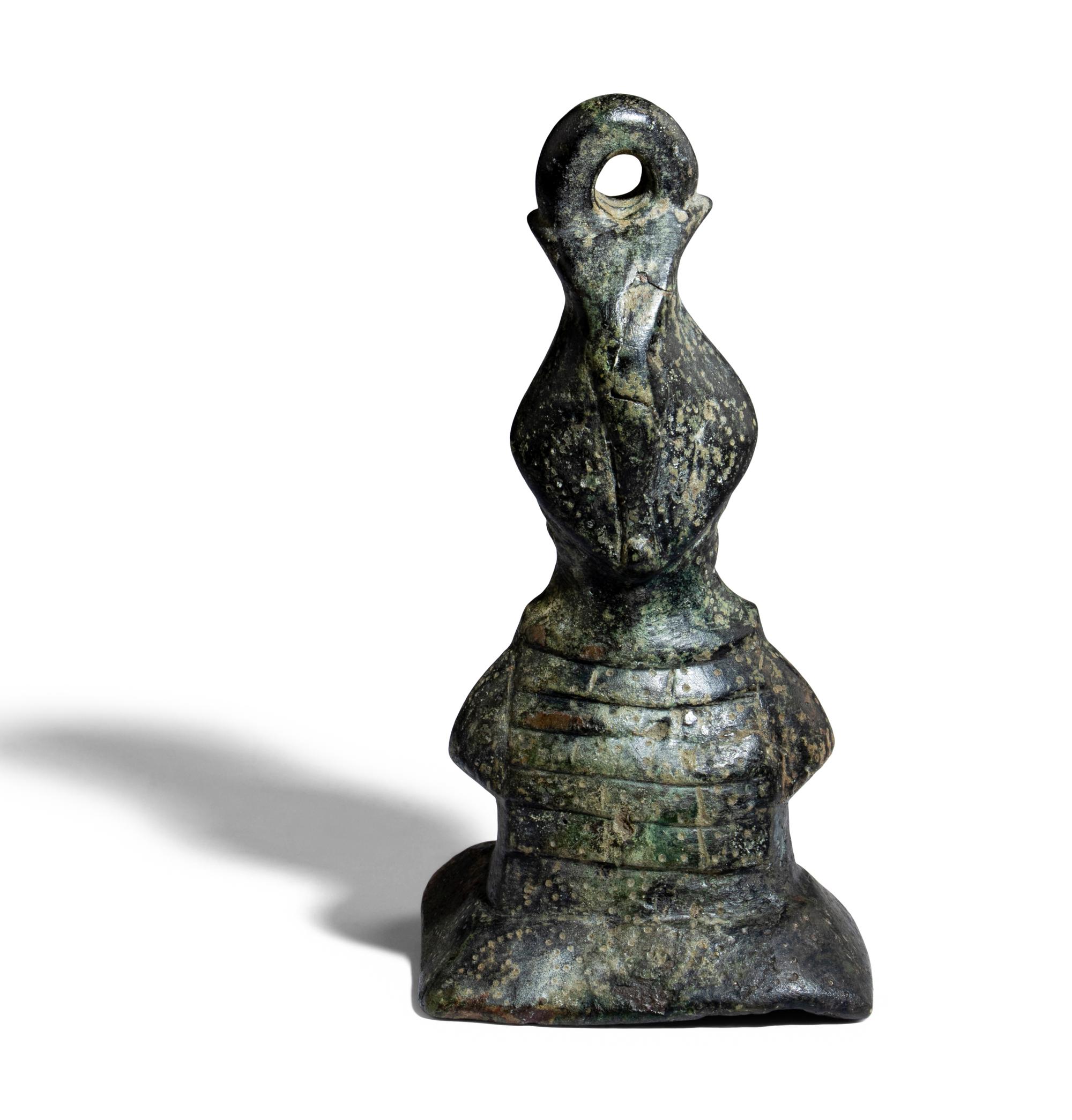 An Early Byzantine Bronze Bust Weight