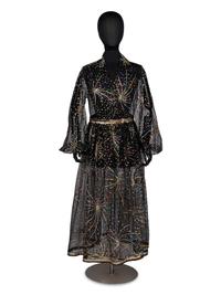 Rare Halston "Fireworks" Dress, 1980