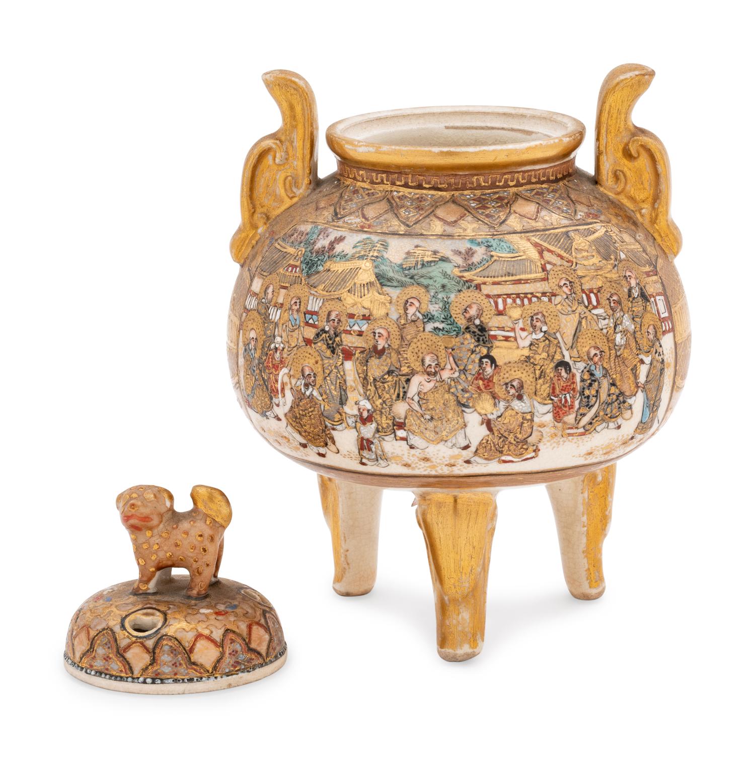 Two Porcelain Incense Burners, Koro