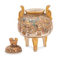 Two Porcelain Incense Burners, Koro