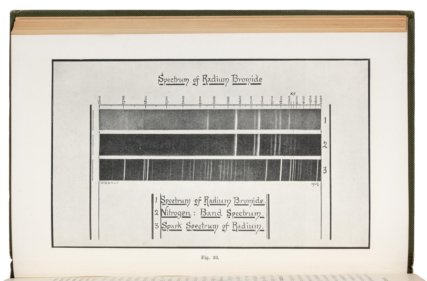 RUTHERFORD, Ernest, 1st Baron Rutherford of Nelson (1871-1937). Radio-Activity . Cambridge: Cambridge University Press, 1904.