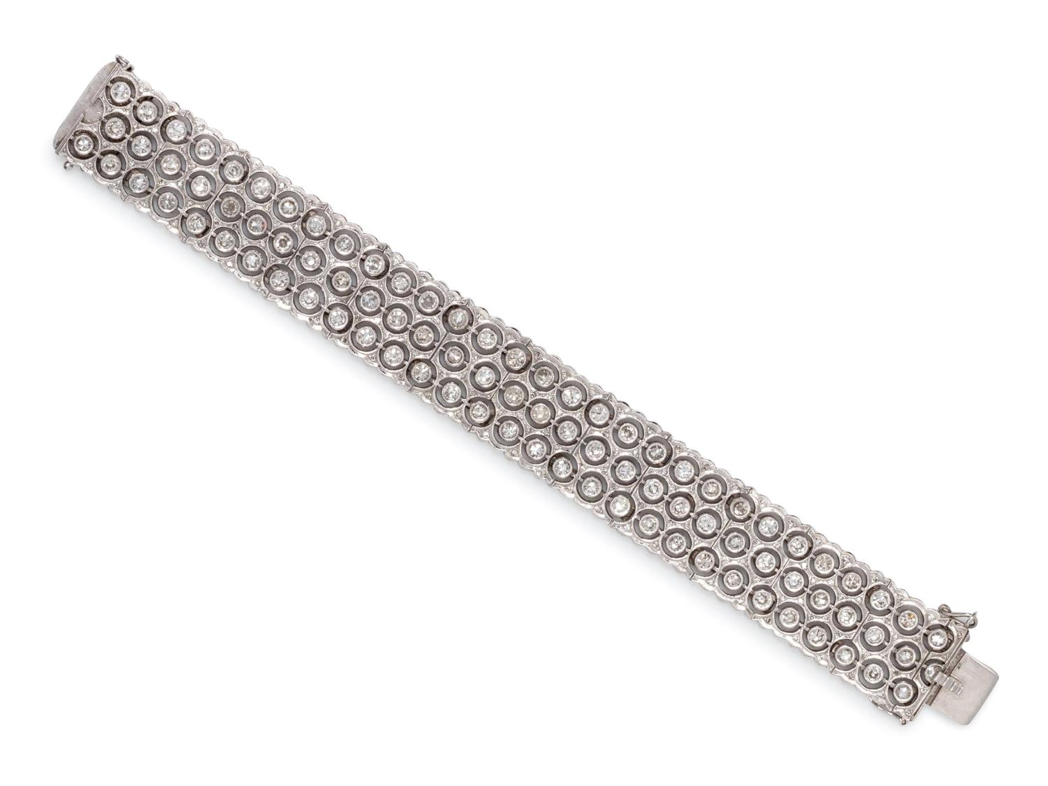White Gold and Diamond Bracelet