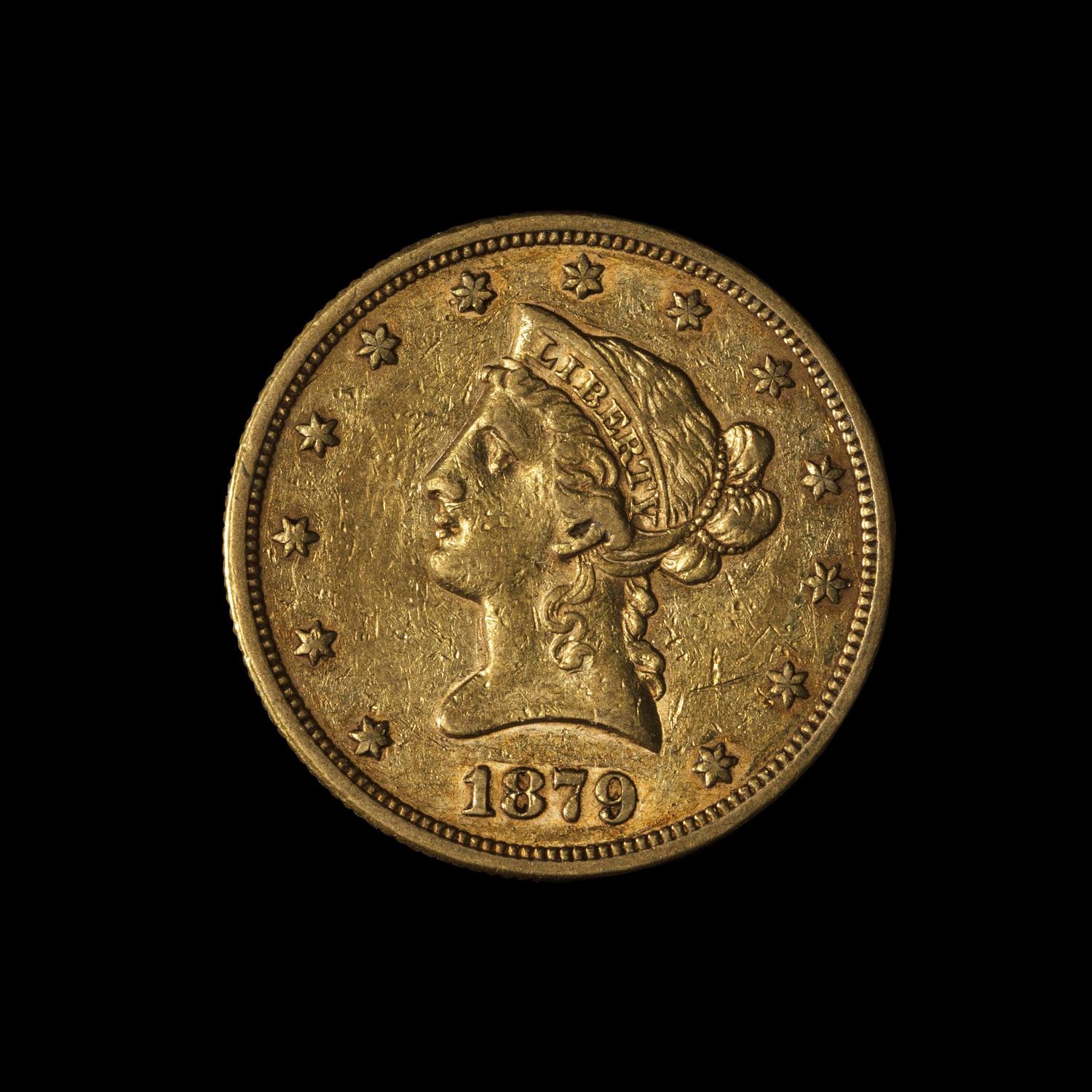 A 1879-S Liberty Head $10 Gold Coin