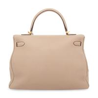 HERMÈS, KELLY 35 IN GRIS TOURTERELLE TOGO