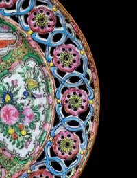 Five Chinese Famille Rose Porcelain Plates