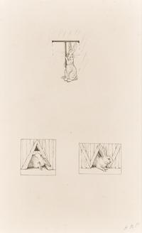 Initials T. A. and W. with Rabbit Motifs , ca. 1890s