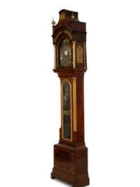 A George III Parcel Gilt Mahogany Longcase Clock