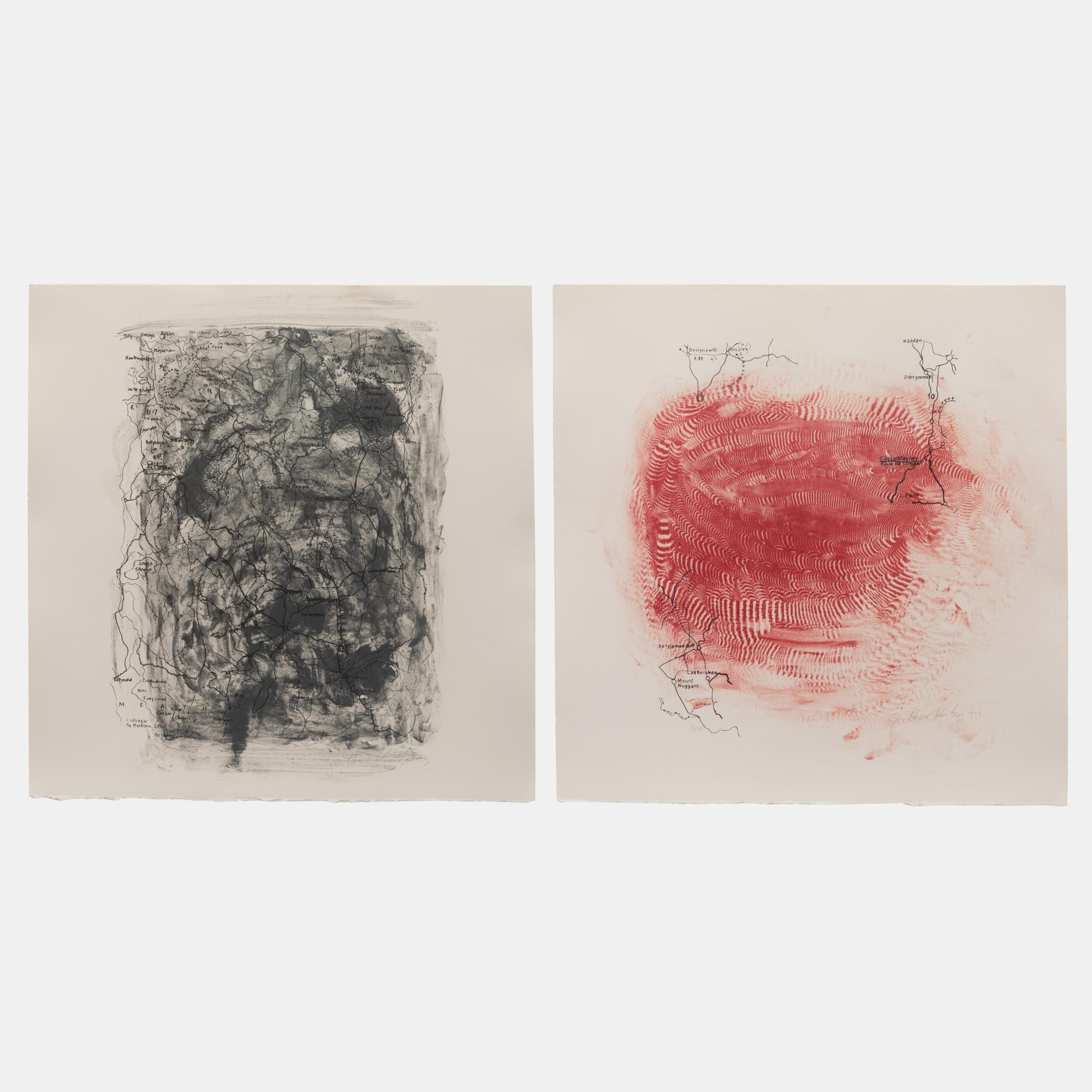 A Pair of Prints from A Suite of Five Lithographs , 1993