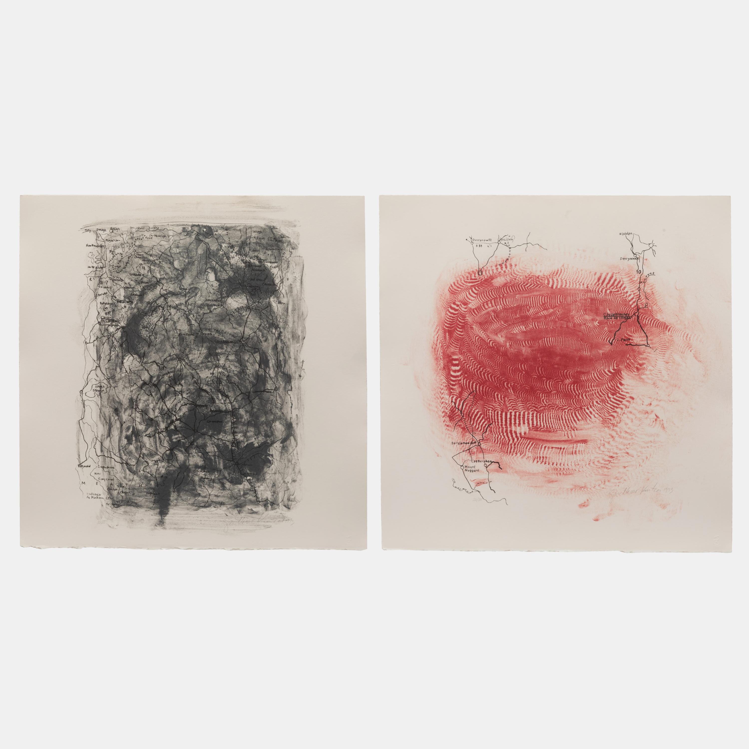 A Pair of Prints from A Suite of Five Lithographs , 1993