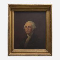 American School 19th century, After Gilbert Stuart (1755-1828) Portrait of George Washington (1732-1799)