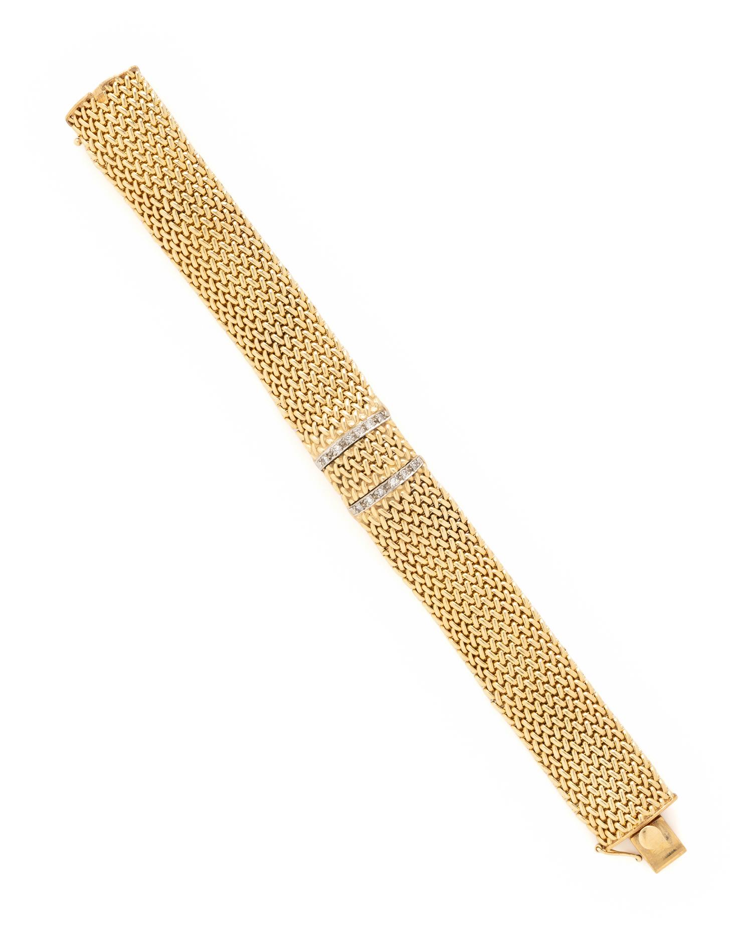 GOLD AND DIAMOND BRACELET