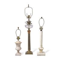 Three Neoclassical Style Lamps