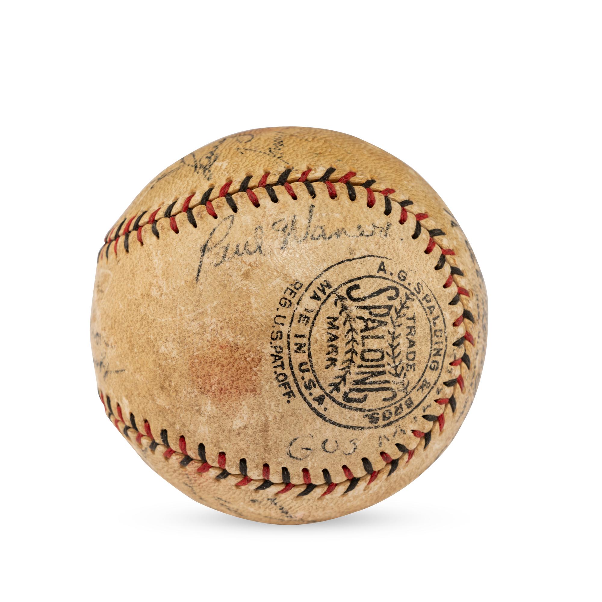 A 1932 Pittsburgh Pirates Team Signed Autograph Baseball