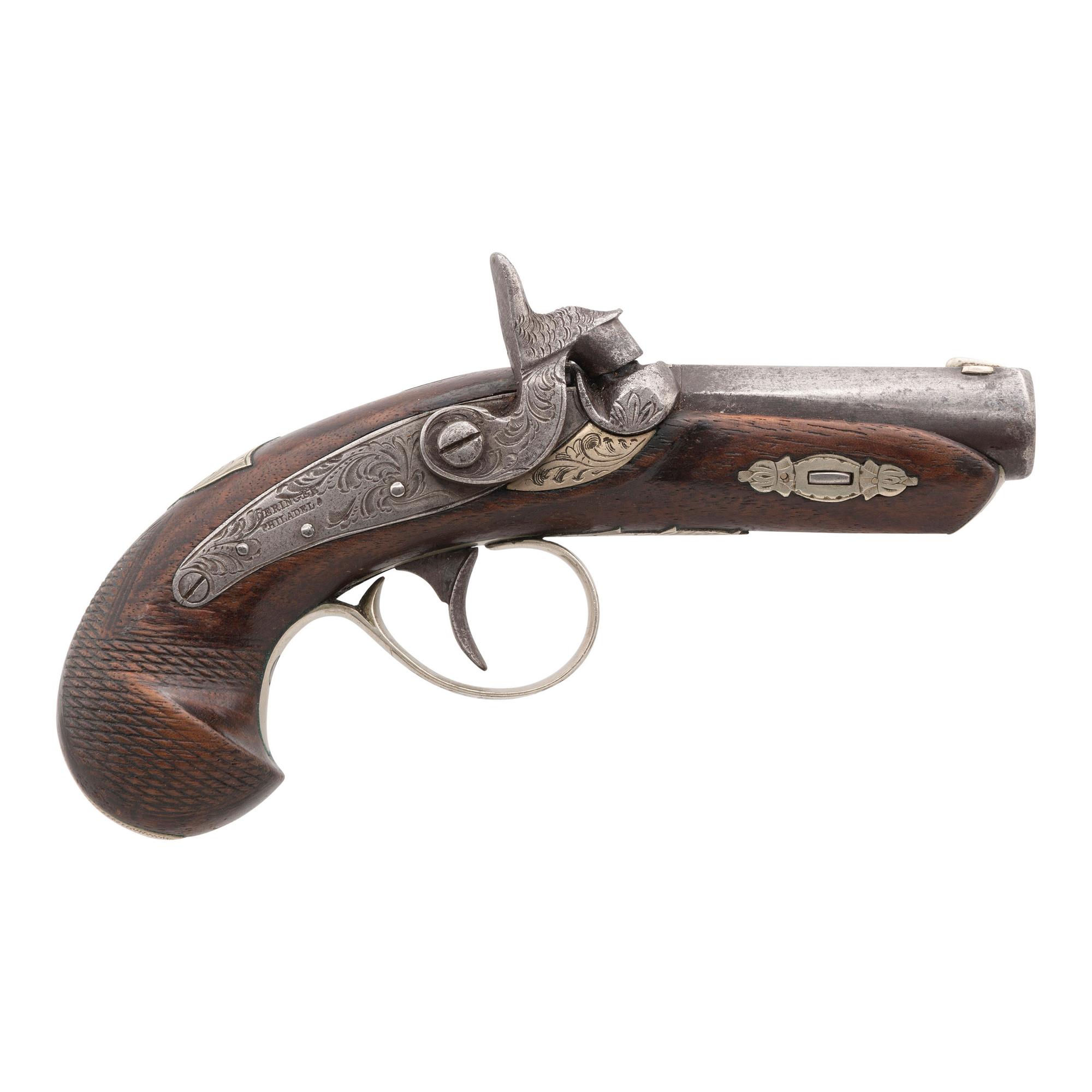 Rare Wolf & Durringer of Louisville Retailer Marked Henry Deringer Pistol