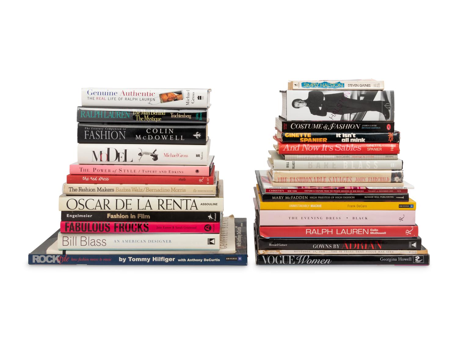 Group of Thirty-One Fashion Reference Books