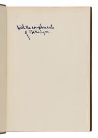 Morgan, Thomas Hunt (1866-1945). A group of 19 titles, many from the library of William Morton Wheeler, including: