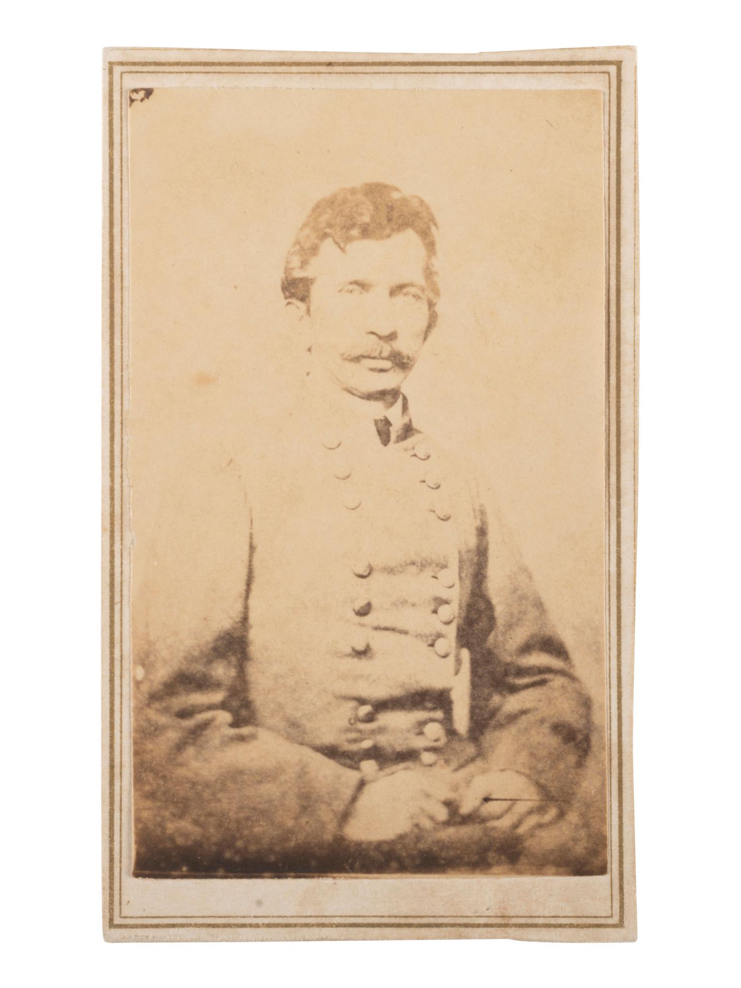 [CIVIL WAR]. ANDERSON & TURNER, photographers. CDV of Henry Watkins Allen, CSA brigadier general and last Confederate governor of Louisiana. New Orleans, LA: [ca 1864-1865].
