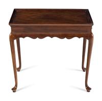 A George III Style Mahogany Tea Table