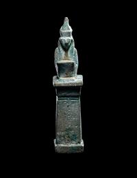 An Egyptian Faience Horus