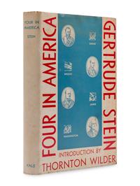 [WILDER, Thornton (1897-1975), introduction]. STEIN, Gertrude (1874-1946). Four in America . New Haven, CT: Yale University Press, 1947.