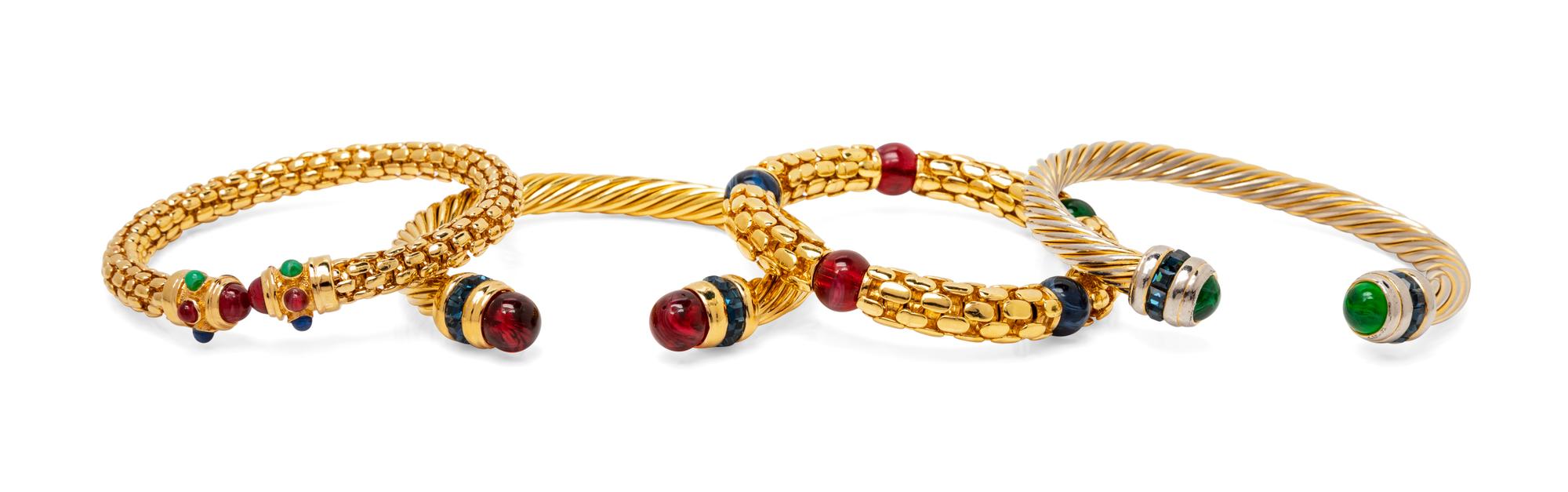 Four Goldtone Cuffs, 2000-10s