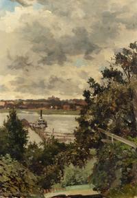 Untitled (Riverboat Coming Ashore)