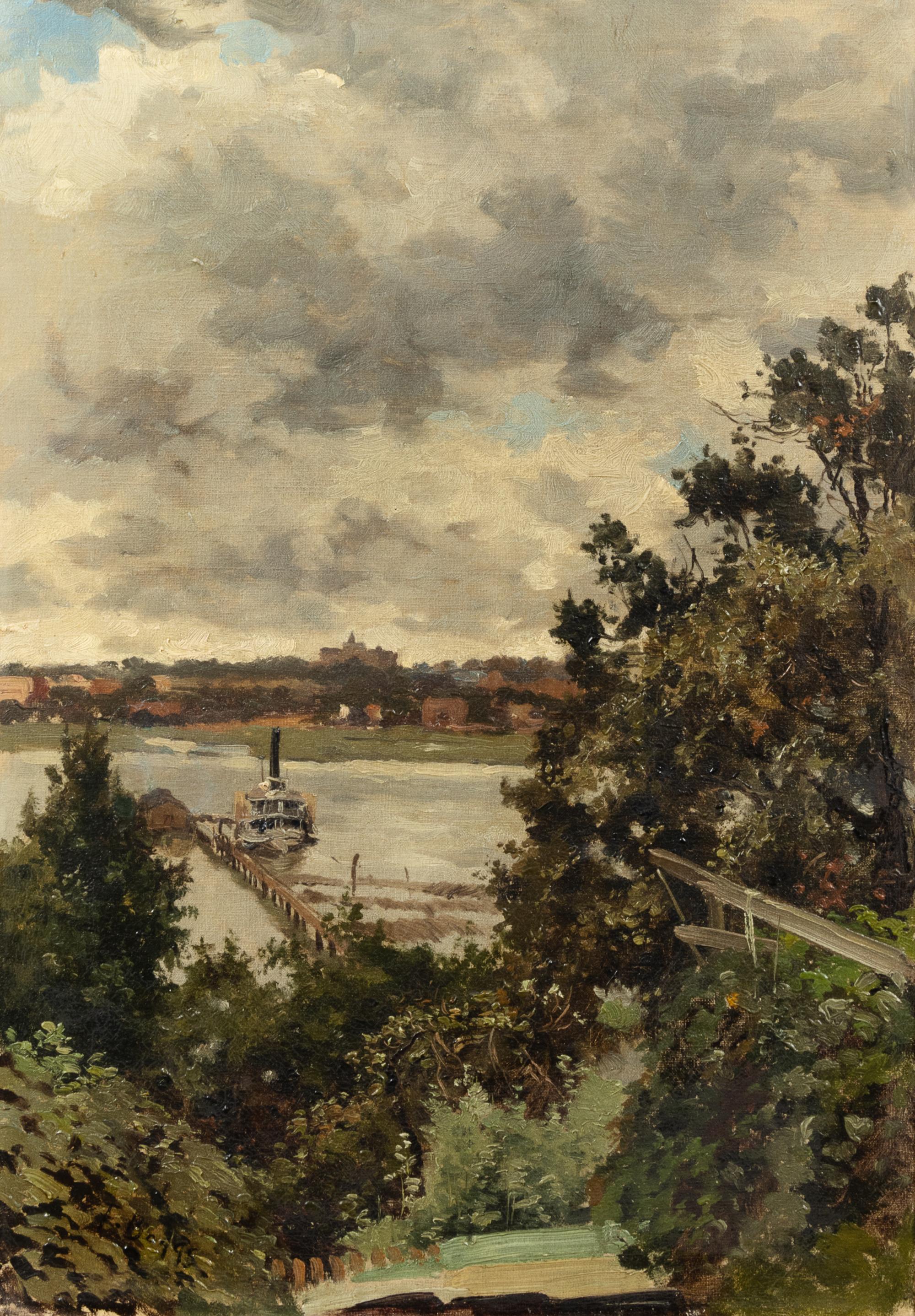 Untitled (Riverboat Coming Ashore)